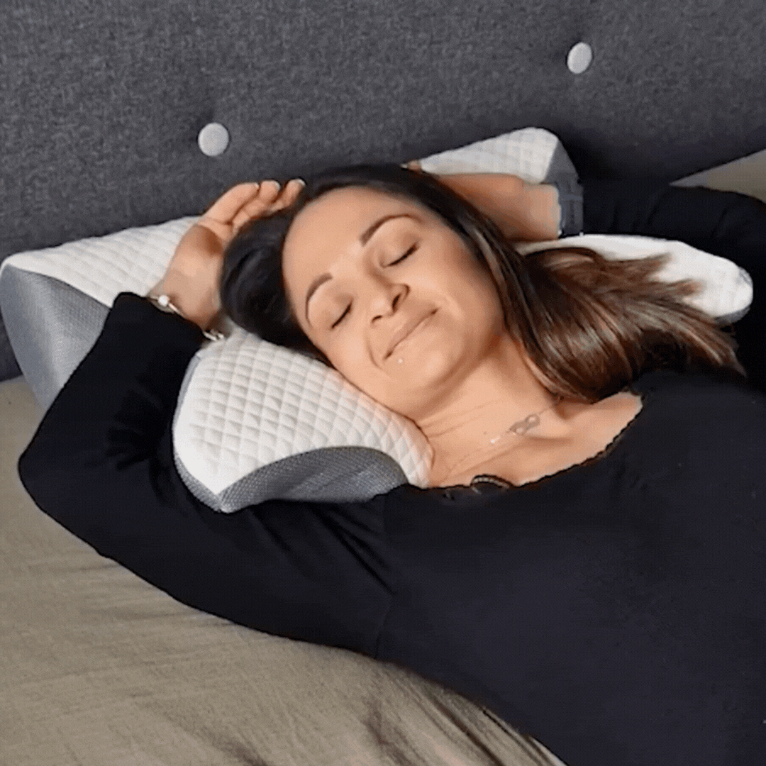 BUTTERFLY MEMORY FOAM NECK SUPPORT PILLOW