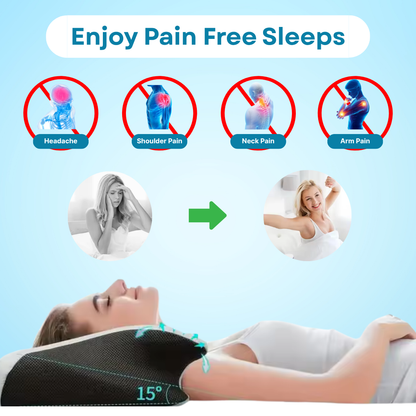 BUTTERFLY MEMORY FOAM NECK SUPPORT PILLOW