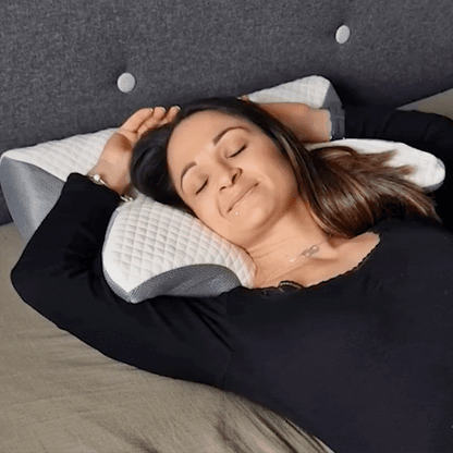 BUTTERFLY MEMORY FOAM NECK SUPPORT PILLOW